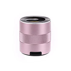 Mini Altavoz Portatil Bluetooth Inalambrico Altavoces Estereo K09 para Sharp Aquos R7s Oro Rosa