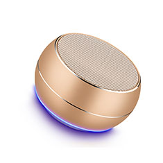 Mini Altavoz Portatil Bluetooth Inalambrico Altavoces Estereo para Wiko View Max Oro