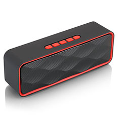 Mini Altavoz Portatil Bluetooth Inalambrico Altavoces Estereo S18 para Asus ROG Phone 5s Rojo