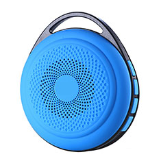 Mini Altavoz Portatil Bluetooth Inalambrico Altavoces Estereo S20 para Apple iPad Pro 11 2022 Azul Cielo