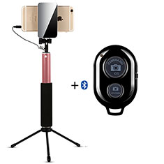Palo Selfie Stick Bluetooth Disparador Remoto Extensible Universal S15 para Samsung S5750 Wave 575 Oro