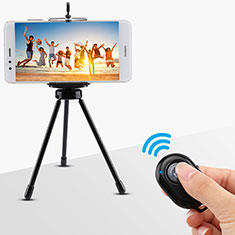 Palo Selfie Stick Bluetooth Disparador Remoto Extensible Universal S26 para Samsung S5750 Wave 575 Negro
