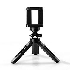 Palo Selfie Stick Tripode Bluetooth Disparador Remoto Extensible Universal T02 para Samsung S5750 Wave 575 Negro
