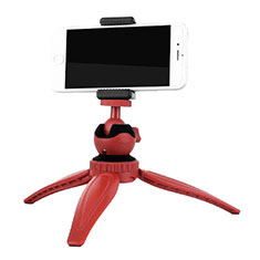 Palo Selfie Stick Tripode Bluetooth Disparador Remoto Extensible Universal T09 para Accessoires Telephone Brassards Rojo
