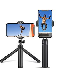 Palo Selfie Stick Tripode Bluetooth Disparador Remoto Extensible Universal T12 para Samsung Galaxy S5 Active Negro