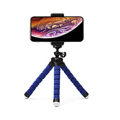 Palo Selfie Stick Tripode Bluetooth Disparador Remoto Extensible Universal T16 para Samsung Galaxy Express Prime 4G Lte J320a Azul