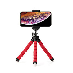 Palo Selfie Stick Tripode Bluetooth Disparador Remoto Extensible Universal T16 para Realme XT Rojo