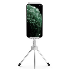 Palo Selfie Stick Tripode Bluetooth Disparador Remoto Extensible Universal T17 para Huawei Enjoy 9s Plata