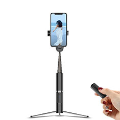 Palo Selfie Stick Tripode Bluetooth Disparador Remoto Extensible Universal T20 para Motorola Moto G9 Negro