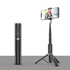 Palo Selfie Stick Tripode Bluetooth Disparador Remoto Extensible Universal T26 para Samsung Galaxy S5 Active Negro