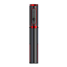 Palo Selfie Stick Tripode Bluetooth Disparador Remoto Extensible Universal T27 para Wiko Rainbow Up 4G Negro