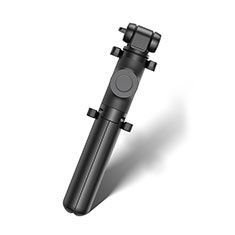 Palo Selfie Stick Tripode Bluetooth Disparador Remoto Extensible Universal T29 para Samsung Galaxy M02 Negro
