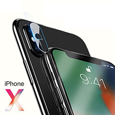 Protector de la Camara Cristal Templado F04 para Apple iPhone X Claro