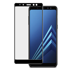Protector de Pantalla Cristal Templado Integral para Samsung Galaxy A8+ A8 Plus (2018) Duos A730F Negro