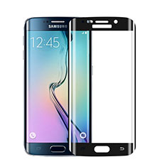 Protector de Pantalla Cristal Templado Integral para Samsung Galaxy S6 Edge SM-G925 Negro