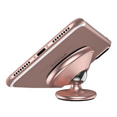 Soporte Magnetico Salpicadero de Coche Universal para Wiko View Xl Oro Rosa