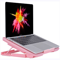 Soporte Ordenador Portatil Refrigeracion USB Ventilador 9 Pulgadas a 16 Pulgadas Universal M16 para Apple MacBook Pro 15 pulgadas Rosa