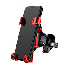 Soporte Universal de Coche Rejilla de Ventilacion Sostenedor A03 para Huawei P30 Lite XL Rojo
