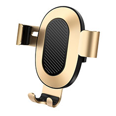 Soporte Universal de Coche Rejilla de Ventilacion Sostenedor para Accessoires Telephone Mini Haut Parleur Oro
