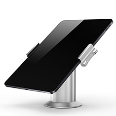 Soporte Universal Sostenedor De Tableta Tablets Flexible K12 para Samsung Galaxy Tab A6 10.1 SM-T580 SM-T585 Plata