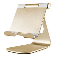 Soporte Universal Sostenedor De Tableta Tablets Flexible K23 para Apple iPad 10.2 (2021) Oro