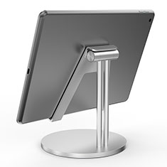 Soporte Universal Sostenedor De Tableta Tablets Flexible K24 para Apple iPad New Air (2019) 10.5 Plata