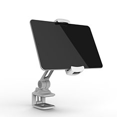 Soporte Universal Sostenedor De Tableta Tablets Flexible T45 para Samsung Galaxy Tab S6 Lite 10.4 SM-P610 Plata