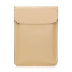 Suave Cuero Bolsillo Funda L01 para Huawei Matebook 13 (2020) Oro