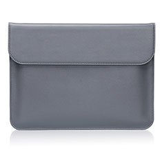 Suave Cuero Bolsillo Funda L02 para Huawei Honor MagicBook 15 Gris