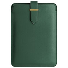 Suave Cuero Bolsillo Funda L04 para Apple MacBook Air 13 pulgadas Verde