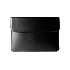 Suave Cuero Bolsillo Funda L05 para Apple MacBook 12 pulgadas Negro