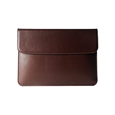 Suave Cuero Bolsillo Funda L05 para Apple MacBook Air 13 pulgadas Marron