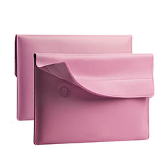 Suave Cuero Bolsillo Funda L11 para Apple MacBook 12 pulgadas Rosa