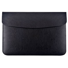 Suave Cuero Bolsillo Funda L15 para Apple MacBook Air 13.3 pulgadas (2018) Negro