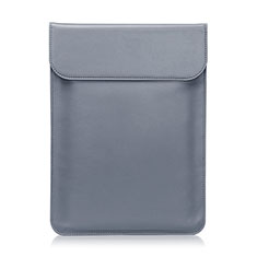 Suave Cuero Bolsillo Funda L21 para Apple MacBook 12 pulgadas Gris