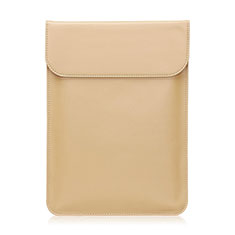 Suave Cuero Bolsillo Funda L21 para Apple MacBook Pro 13 pulgadas Retina Oro