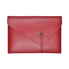 Suave Cuero Bolsillo Funda L22 para Apple MacBook Pro 13 pulgadas Rojo