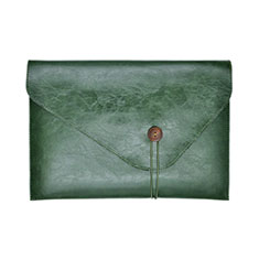 Suave Cuero Bolsillo Funda L23 para Apple MacBook Air 13.3 pulgadas (2018) Verde