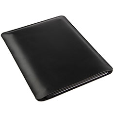 Suave Cuero Bolsillo Funda para Apple iPad Mini 4 Negro