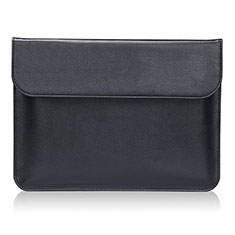 Suave Cuero Bolsillo Funda para Huawei Matebook 13 (2020) Negro