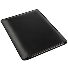 Suave Cuero Bolsillo Funda para Samsung Galaxy Tab S 8.4 SM-T700 Negro