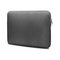 Suave Terciopelo Tela Bolsa Funda L04 para Huawei Honor MagicBook 14 Gris