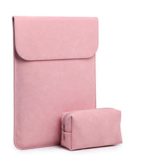 Suave Terciopelo Tela Bolsa Funda para Apple MacBook Air 13.3 pulgadas (2018) Rosa