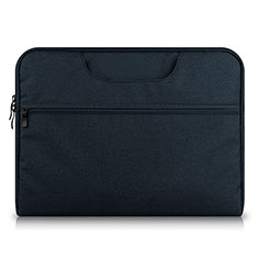 Suave Terciopelo Tela Bolsa Funda S03 para Huawei Matebook X Pro (2020) 13.9 Negro