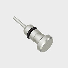 Tapon Antipolvo Jack 3.5mm Android Apple Universal D04 Plata