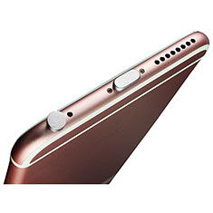 Tapon Antipolvo Lightning USB Jack J02 para Apple iPad Mini 3 Plata
