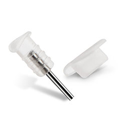 Tapon Antipolvo Lightning USB Jack J03 para Apple iPhone 7 Plus Blanco