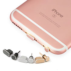 Tapon Antipolvo Lightning USB Jack J04 para Apple iPhone 5 Oro Rosa