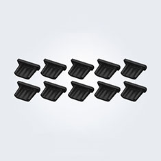 Tapon Antipolvo USB-B Jack Android Universal 10PCS para Oppo A11S Negro