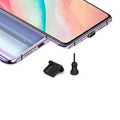 Tapon Antipolvo USB-B Jack Android Universal H02 para Samsung Galaxy Grand Lite I9060 I9062 I9060i Negro